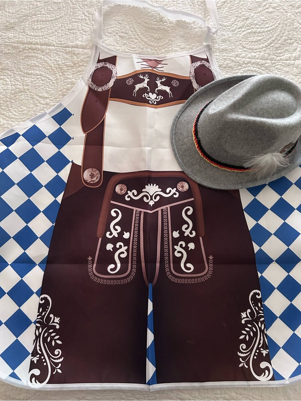 Oktoberfest Adult Size Apron and Hat Set